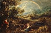 Peter Paul Rubens Landscape with Rainbow oil on canvas